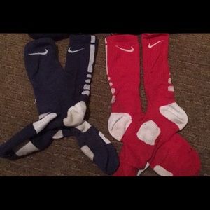 Two pair of Nike elite socks